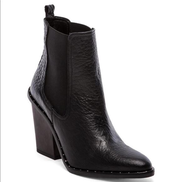 Freda Salvador Shoes - Freda Salvador point toe studded heeled booties